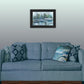 Lagoon 2 Black Framed Print Wall Art