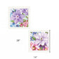 Set Of Two Clematis 1 White Framed Print Wall Art
