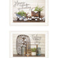 Set Of Two Choose Joy White Framed Print Wall Art
