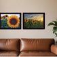 Set Of Two Midwest Living 4 Black Framed Print Wall Art