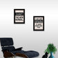 Set Of Two The New Normal White Framed Print Wall Art