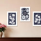 Set Of Three Its Beautiful to Be Different White Framed Print Wall Art