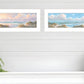 Set Of Two The Seascape 1 White Framed Print Wall Art
