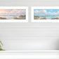 Set Of Two The Seascape 1 White Framed Print Wall Art