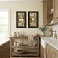 Set Of Two Life Begins and Ends With Coffee White Framed Print Wall Art
