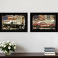Set Of Two Vintage Classics 1 Black Framed Print Wall Art
