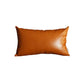 Decorative Vegan Faux Leather Throw Pillow Set of 2