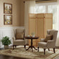 72" Brown Bamboo Folding Three Panel Screen Room Divider