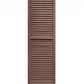 67" Brown Solid Wood Folding Three Panel Screen Room Divider