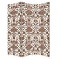 72" Green Folding Three Panel Screen Room Divider