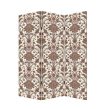 Vintage Green Baroque Three Panel Room Divider Screen