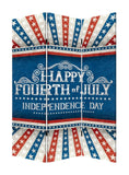 Happy 4th of July Three Panel Room Divider Screen
