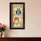 Two Wise Owls Black Framed Print Wall Art