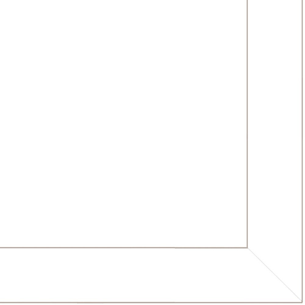 Be Careful 1 White Framed Print Wall Art