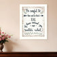 Be Careful 1 White Framed Print Wall Art