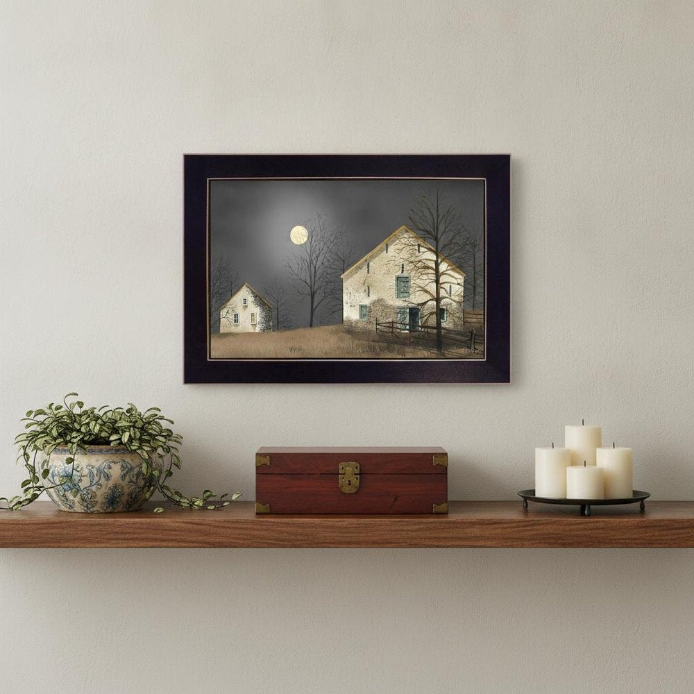 Still of the Night 1 Black Framed Print Wall Art