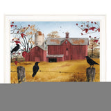 Autumn Gold 6 White Framed Print Wall Art