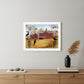 Autumn Gold 6 White Framed Print Wall Art