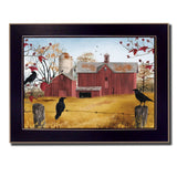 Autumn Gold 3 Black Framed Print Wall Art