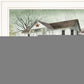 April Showers 1 White Framed Wall Art
