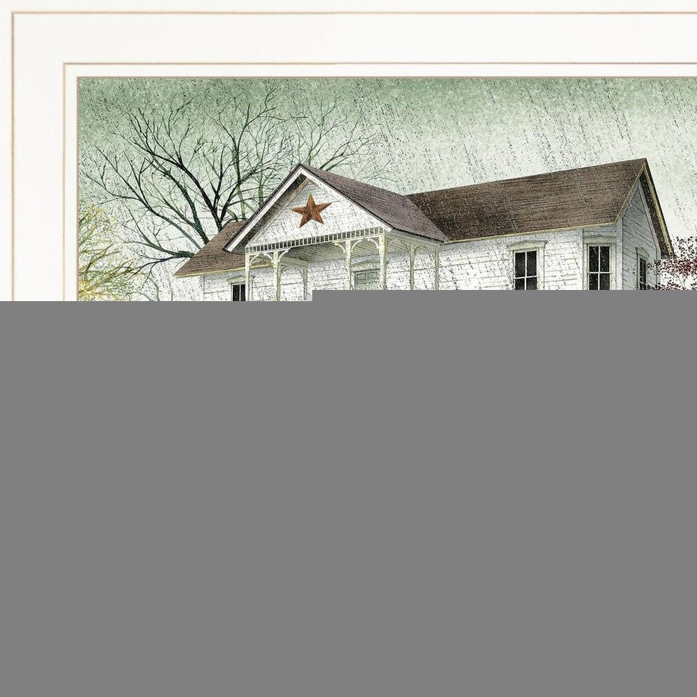 April Showers 1 White Framed Wall Art