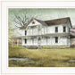 April Showers 1 White Framed Wall Art