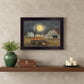 Spooky Harvest Moon 1 Black Framed Print Kitchen Wall Art