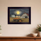 Spooky Harvest Moon 1 Black Framed Print Kitchen Wall Art