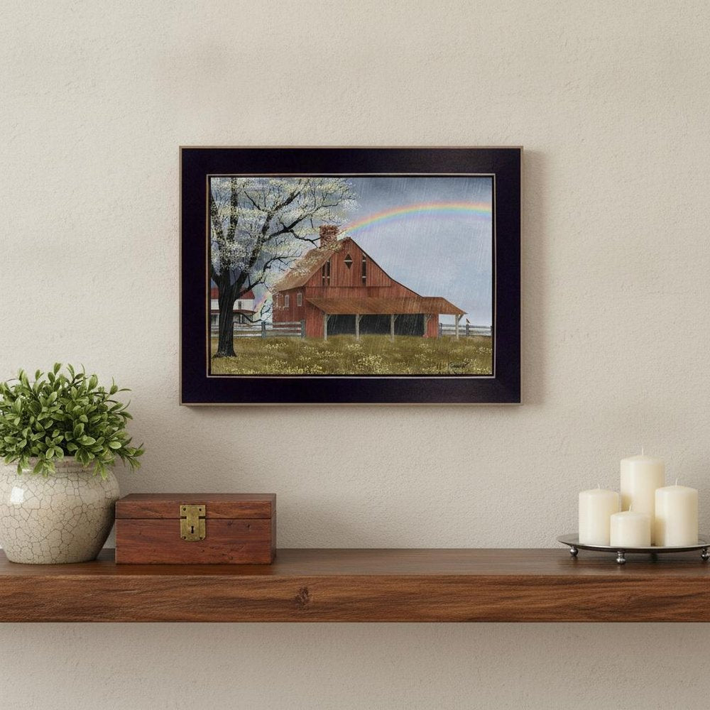 His Promise Black Framed Print Wall Art