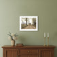 Headin Home White Framed Print Wall Art