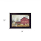 Antique Barn Black Framed Print Wall Art
