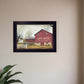 Antique Barn Black Framed Print Wall Art