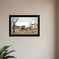 Goin to Market Black Framed Print Wall Art
