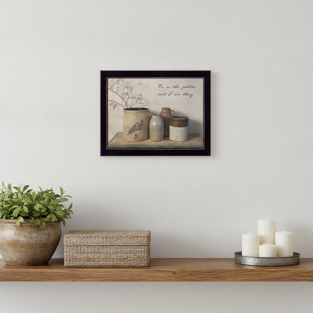 He is the Potter Black Framed Print Wall Art