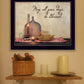 May all Your Days Be Blessed Black Framed Print Wall Art