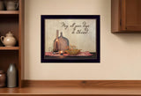 May all Your Days Be Blessed Black Framed Print Wall Art
