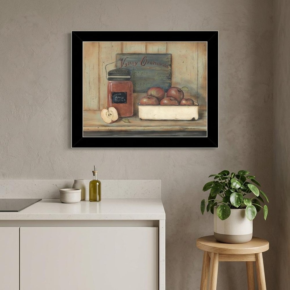 Apple Butter 4 Black Framed Print Wall Art