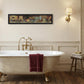 Country Bath Shelf 1 Black Framed Print Bathroom Wall Art