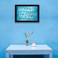 Beach Life 1 Black Framed Print Wall Art