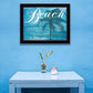 Beach Take Me There 1 Black Framed Print Wall Art
