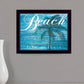 Beach Take Me There 1 Black Framed Print Wall Art