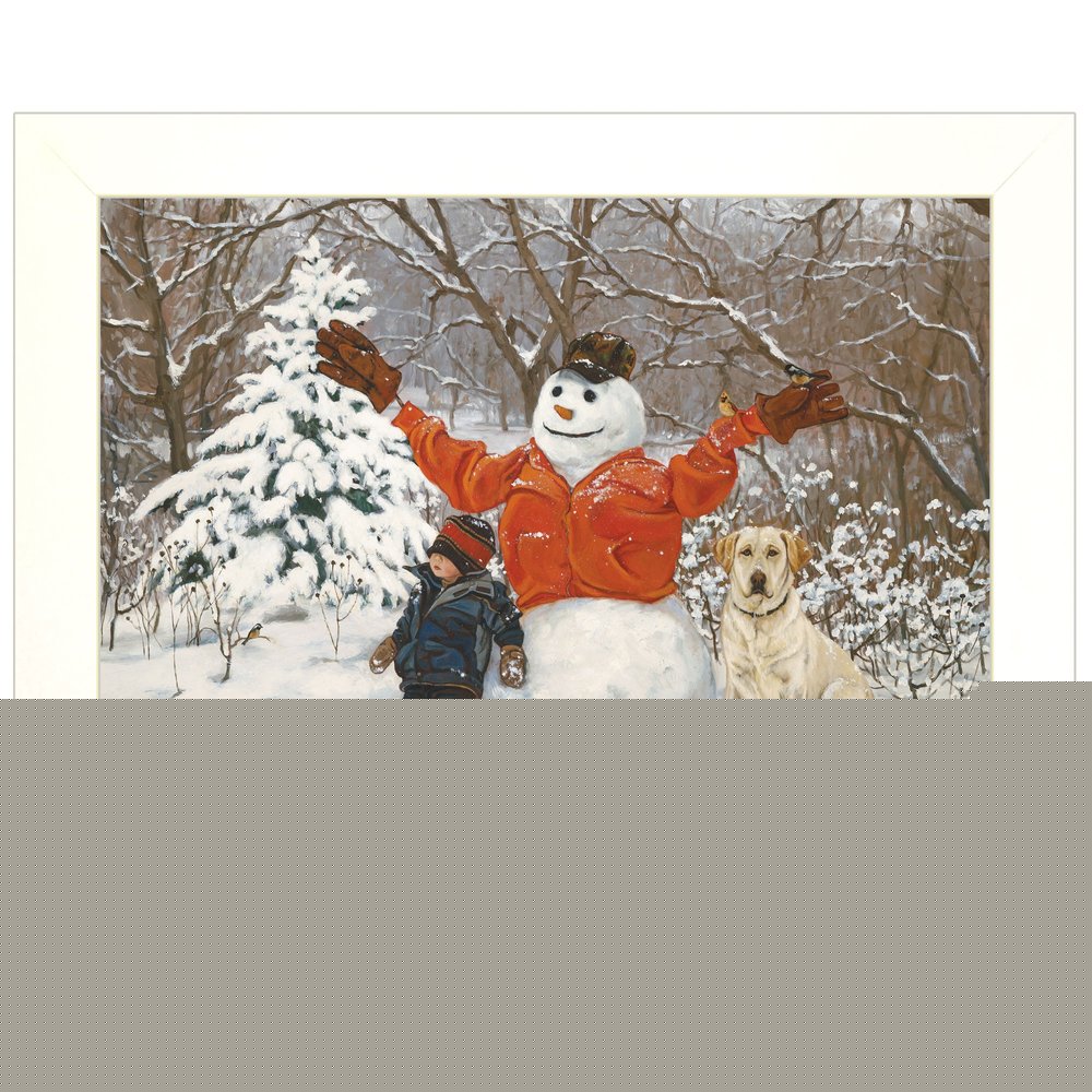 Buddies 1 White Framed Print Wall Art