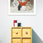 Buddies 1 White Framed Print Wall Art