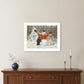 Buddies 1 White Framed Print Wall Art
