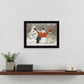 Buddies 2 Black Framed Print Wall Art