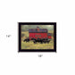 By the Red Barn Black Framed Print Wall Art