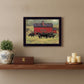 By the Red Barn Black Framed Print Wall Art