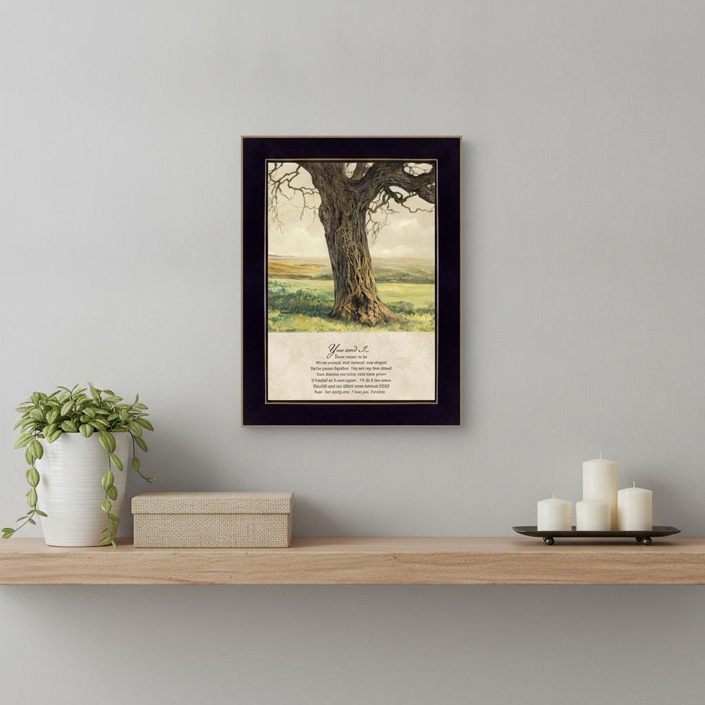 Forever Black Framed Print Wall Art