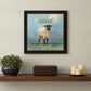 Sherlock the Sheep Black Framed Print Wall Art