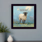 Sherlock the Sheep Black Framed Print Wall Art